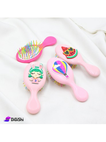 Shop Kids Plastic Hair Brush With Plastic Bristles and Panda...