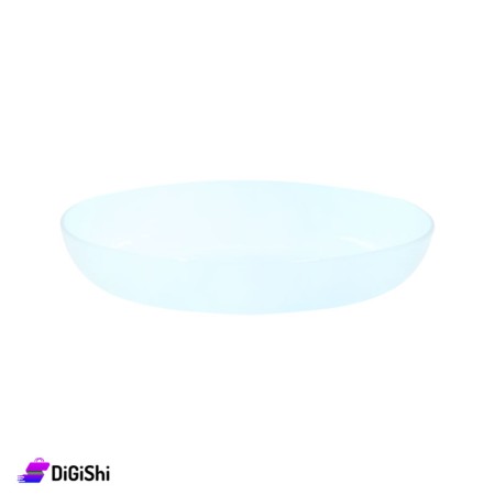 Oval Shaped Plastic Dish - White