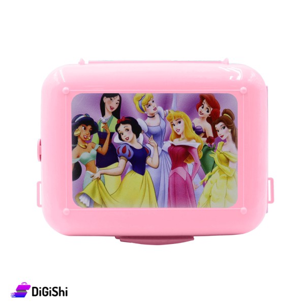Shop Disney Princess Plastic Lunch Box - Pink | DiGiShi