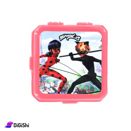 Miraculous Plastic Lunch Box - Red
