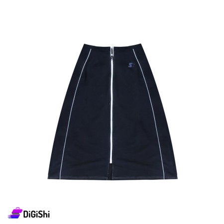 STARTER Women's Polyester Wide Skirt - Dark Blue