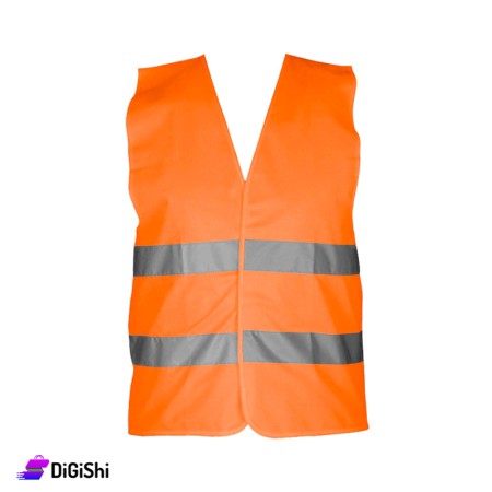 TOLSEN Orange Polyester Reflector Vest