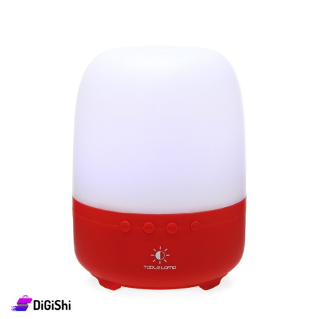 Wireless Speaker With LED Light - Red