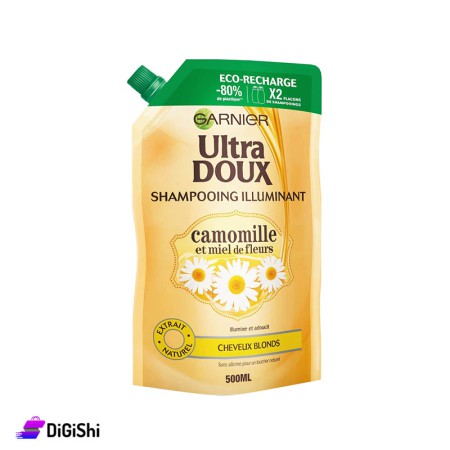 Garnier Ultra Doux Shampoo With Chamomile And Flowers Honey Extract - 500ml