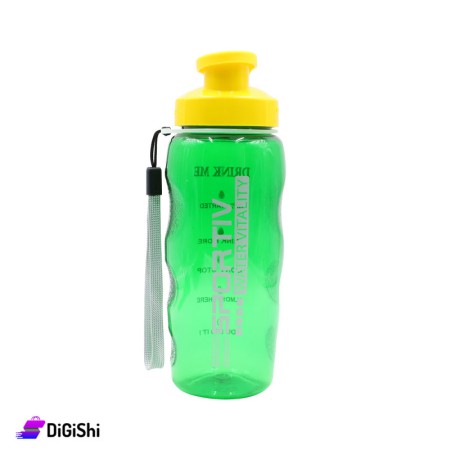 Sportive Plastic Water Bottle - Green