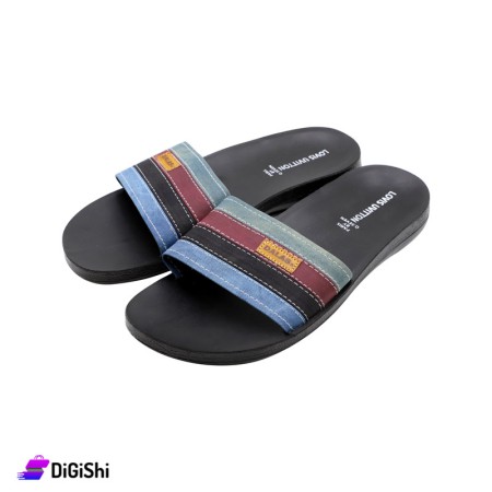 Colorful Men's Rubber Summer Slippers
