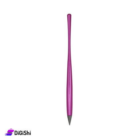 Metal Pencil Streamlined Shape - Fuchsia