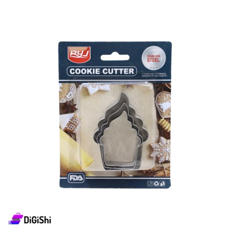 Stainless Steel Cookie Cutters Cupcake Shape