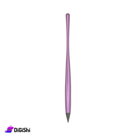Metal Pencil Streamlined Shape - Pink