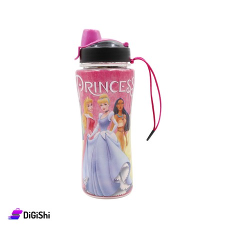 Disney Princess Water Bottle - Pink