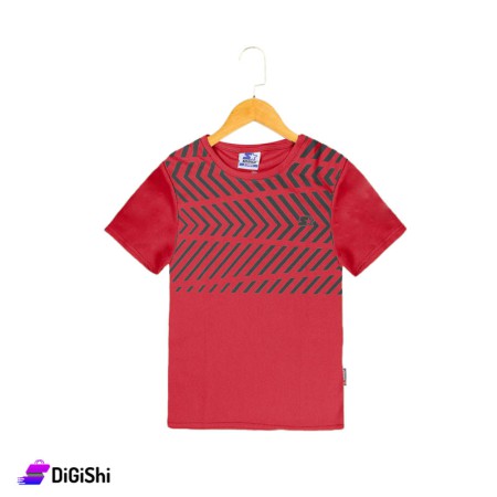 STARTER Half Sleeve Boy's Polyester T-shirt - Red