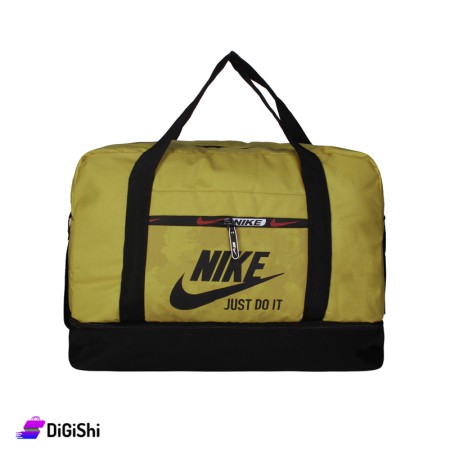 NIKE Linen Handbag And Shoulder Bag - Yellow