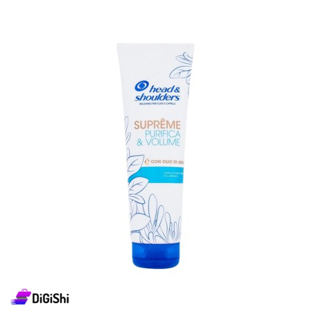 Head & Shoulders Supreme Purify and Volume Hair Conditioner with Argan Oil