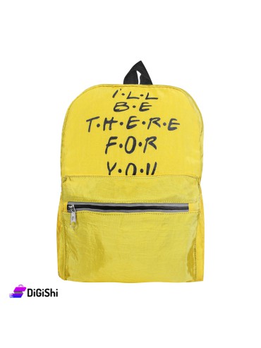 Glimpse Cosmic Mus Shop Tarpaulin Backpack I Will Be There - Yellow | DiGiShi
