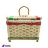 Plastic and Wood Basket Box