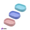 Set of Plastic Soap Holders - Violet & Pink & Blue