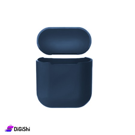 Silicone Protection Cover AirPods 1/2 Case - Dark Blue