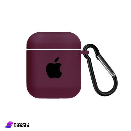 Silicone Protection Cover AirPods 1/2 Case - Dark Red