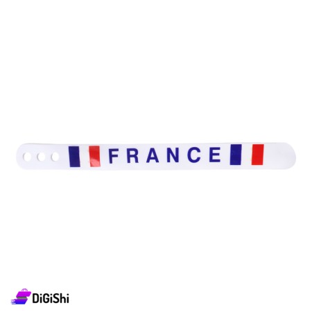 France Flag Silicon Bracelet