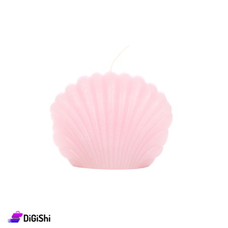 Shell Shaped Scented Candle - Light Pink