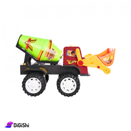 Cement Mixer Toy Small Size - Red