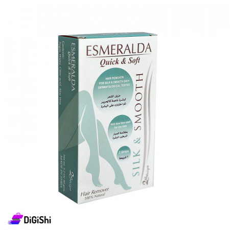 Esmeralda Hair Removing Sugar Strips Aloe Vera Extract
