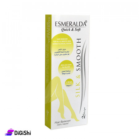 Esmeralda Hair Removing Sugar Strips Mint Extract for Dry Skin