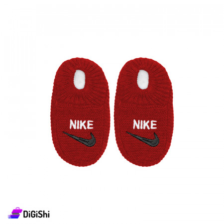 مانتوف صوف للأطفال Nike - أحمر
