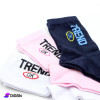 Al Samah Rainny Girls' Socks Set - Dark blue & White & Pink