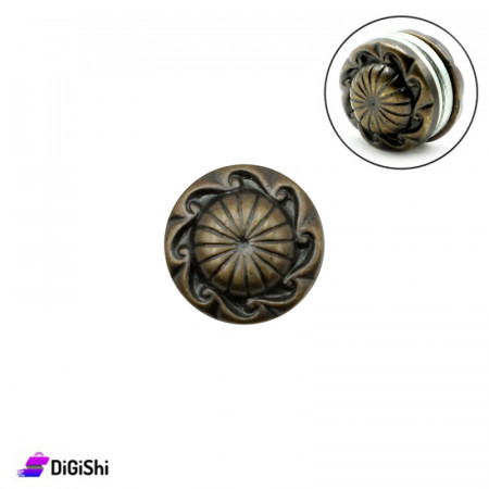 Magnetic Ornate Hijab Pins - Bronze