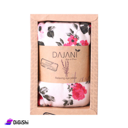 DAJANI Eye Pillow for Relaxation with a Flower Pattern Scent of Lavender