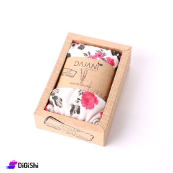 DAJANI Eye Pillow for Relaxation with a Flower Pattern