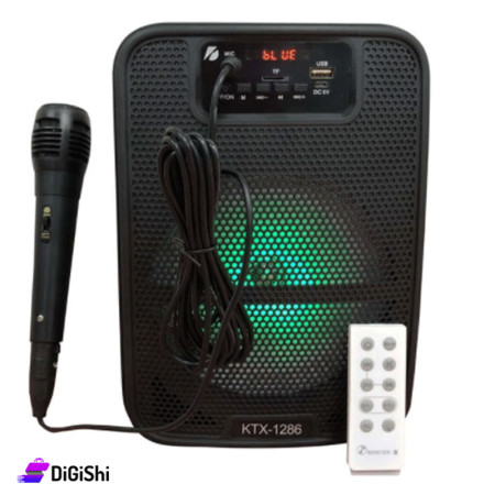 KTX-1286 Wireless Speaker with Wired Microphone