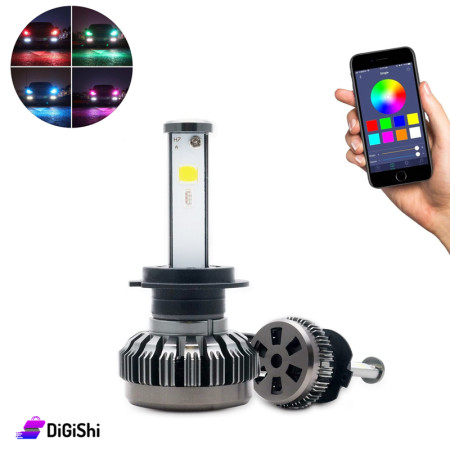 RGB-H4 Bluetooth Control Car Lighting System