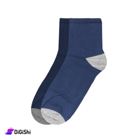 ZOX Plus Pairs of Men's Towel Medium Leg Socks - Navy