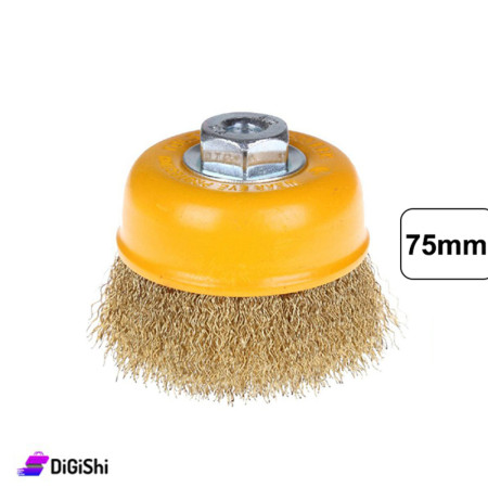 TOLSEN Non Twisted Cup Brush 75mm