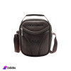 Men's Leather Hand and Shoulder 2 Layers Bag