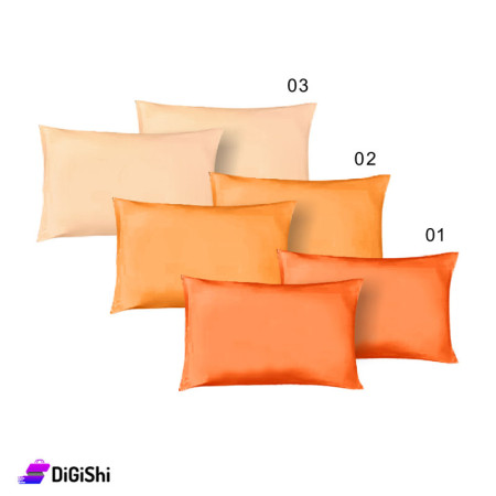 ALHOUDA Pairs of Pillow Cover - Shades of Orange