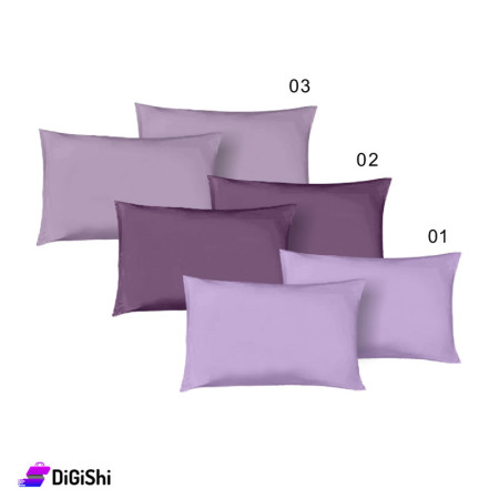ALHOUDA Pairs of Pillow Cover - Shades of Purple