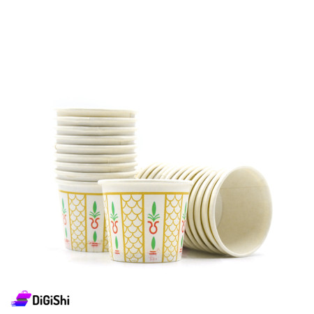 Set of Cardboard Cups 2oz  - White