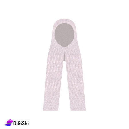 ALTUKA Cotton Hijab with Polka Dot Pattern - Pink