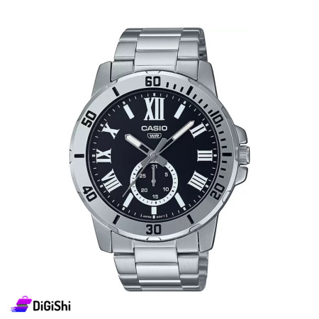 Casio Men's Wrist Watch MTP-VD200D-1BUDF - Silver