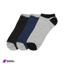 Pair of Men's Short Two-tone Socks