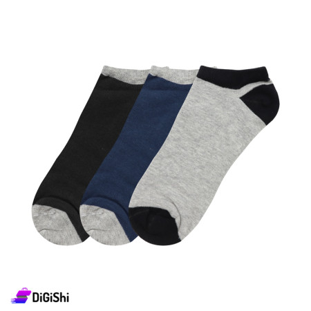 ZOX Plus a Pair of Men's Short Two-tone Socks