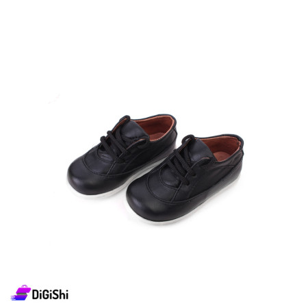 POTENZA Kids Leather Medical Shoes Shnider Size 30 - Black