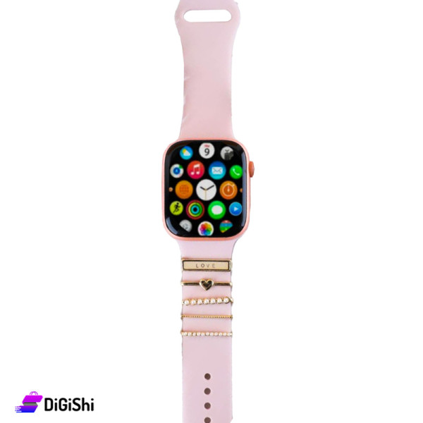 Smart Watch with Accessory on the Bracelet