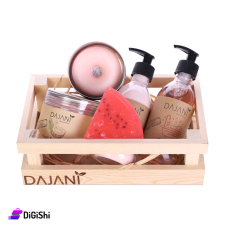 DAJANI Women's Body Care Package with Wooden Box
