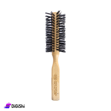 3VE 2016 Wooden Blowdrying Brush for Hair Styling - Beige