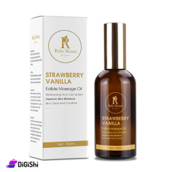 Ruby Beauty Massage Oil with Strawberry and Vanilla Scent