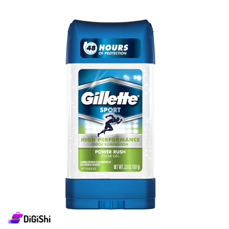 Gillette High Performance Power Rush Gel Deodorant For Men